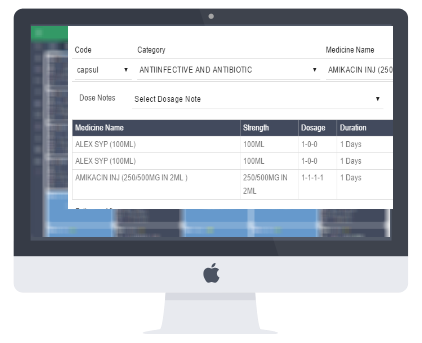 priscription-screen